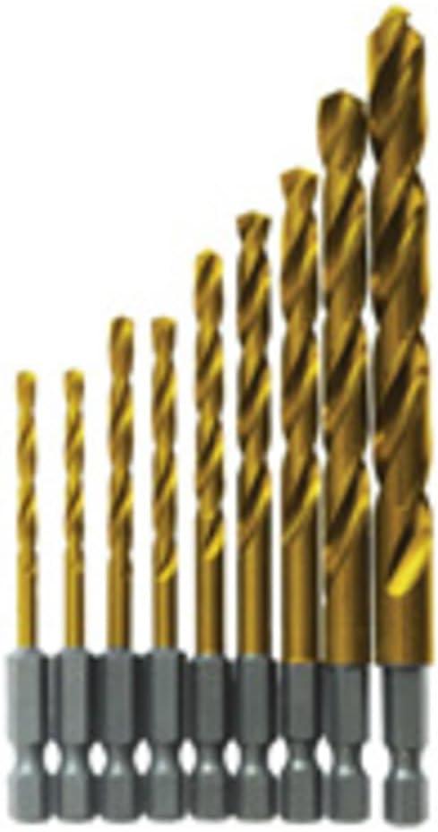 imageBosch TI9IM 9 Pc Impact Tough Titanium Nitride Coated Drill Bit SetAssorted