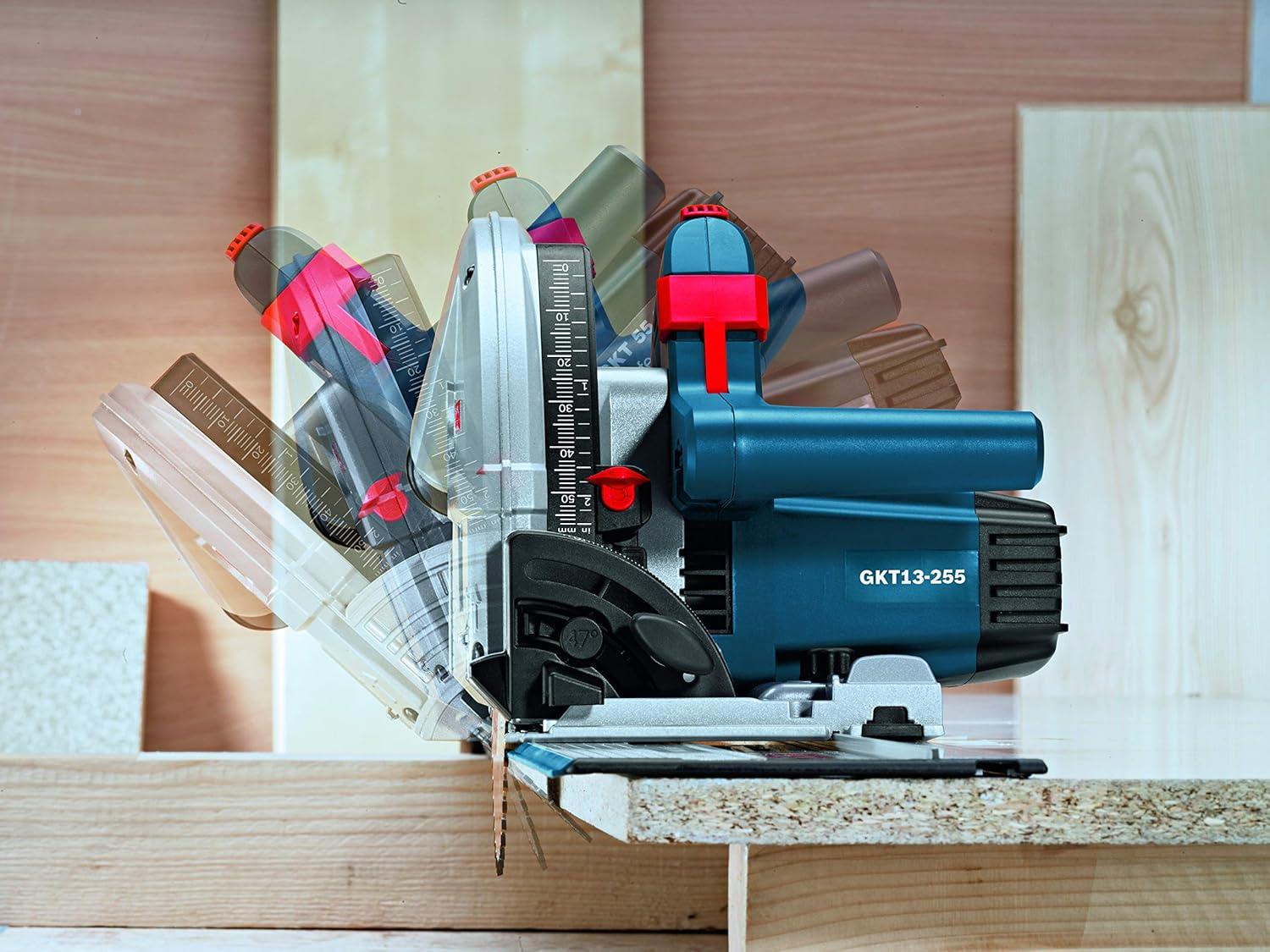 imageBosch Tools Track Saw GKT13225L 612 In Precision Saw with Plunge Action amp Carrying Case