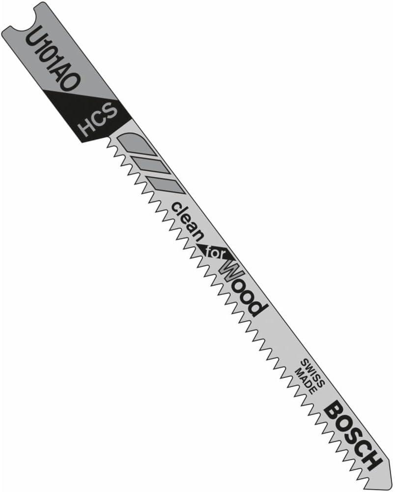 imageBosch U101AO 5 pc 314 in 20 TPI Clean for Wood UShank Jig Saw Blades