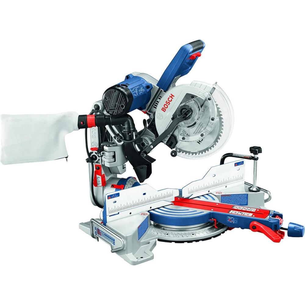 imageBOSCH CM10GD Compact Miter Saw 15 Amp Corded 10 Inch DualBevel Sliding Glide Miter Saw with 60Tooth Carbide Saw BladeMiter Saw