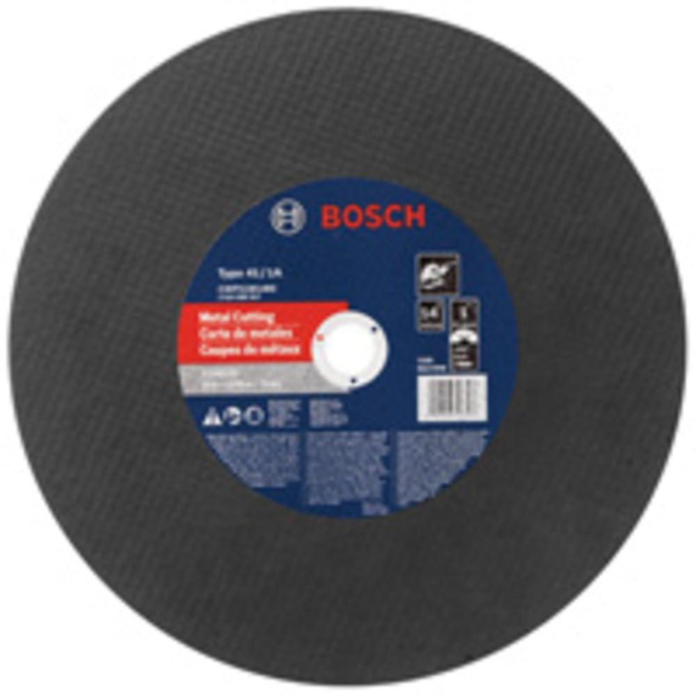 imageBOSCH CWPS1M1400 14 In 532 In 1 In Arbor Type 1A ISO 41 24 Grit Metal Cutting Bonded Abrasive Wheel Black10