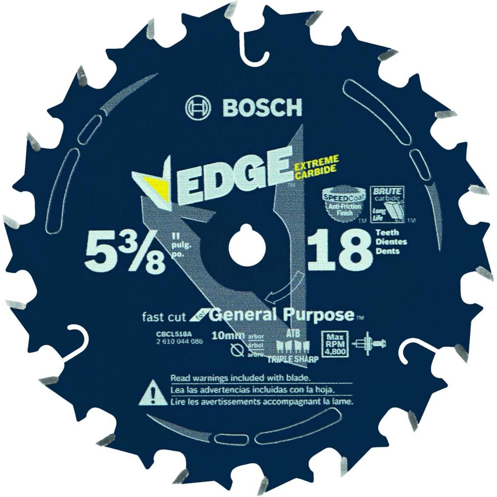 imageBOSCH DCB760 714 in 60 Tooth Edge Circular Saw Blade for ExtraFine Finish538 Diameter