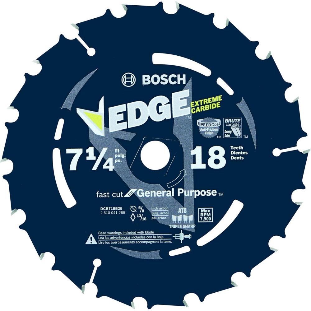 imageBOSCH DCB760 714 in 60 Tooth Edge Circular Saw Blade for ExtraFine Finish714 Diameter