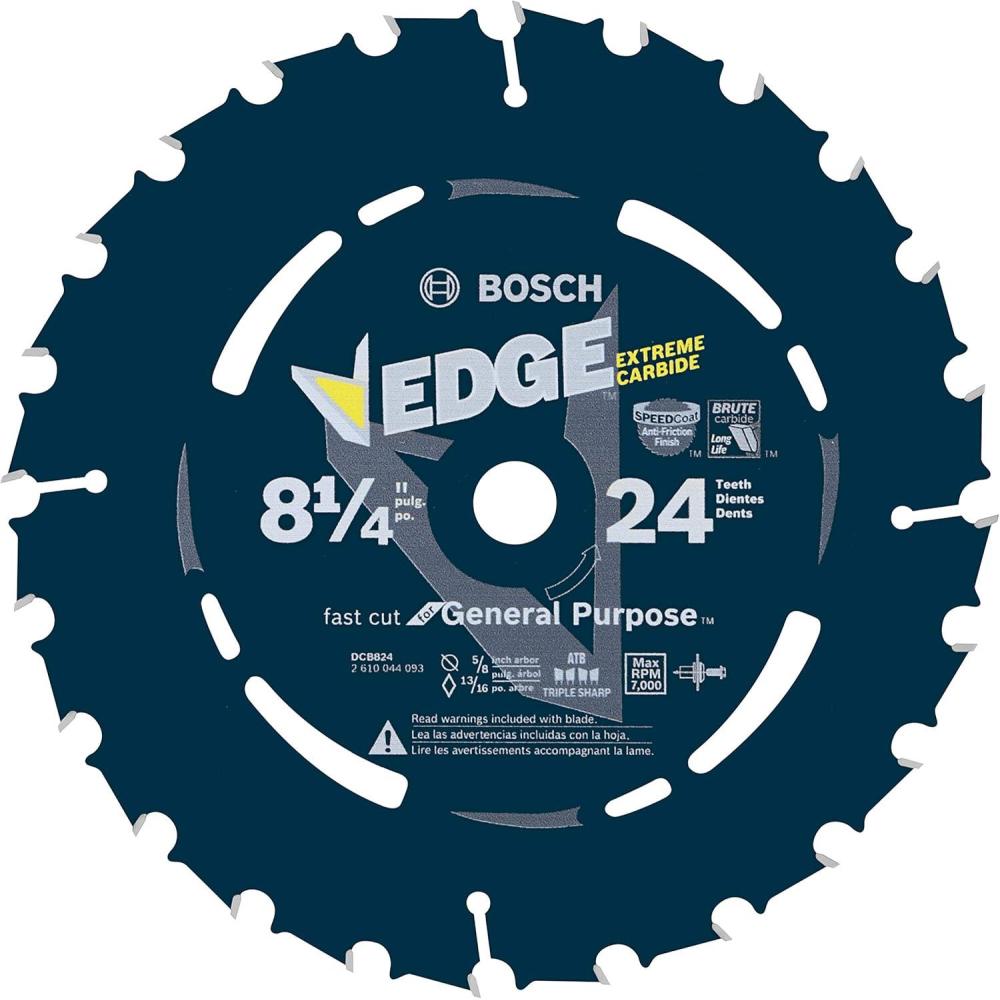 imageBOSCH DCB760 714 in 60 Tooth Edge Circular Saw Blade for ExtraFine Finish814 Diameter