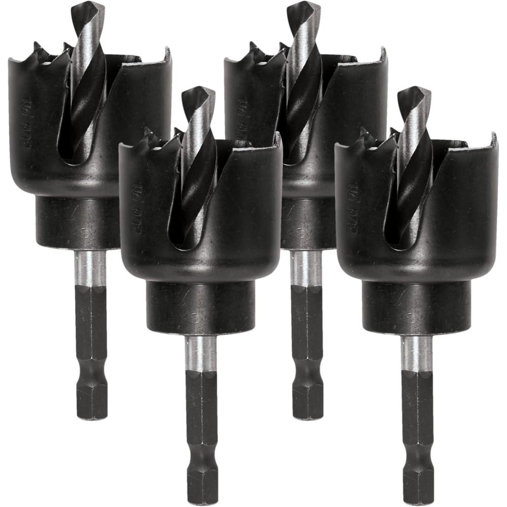 imageBOSCH HCS100 1 in Edge Wood Hole Saw with Arbor114 Hole Saw Pack of 4