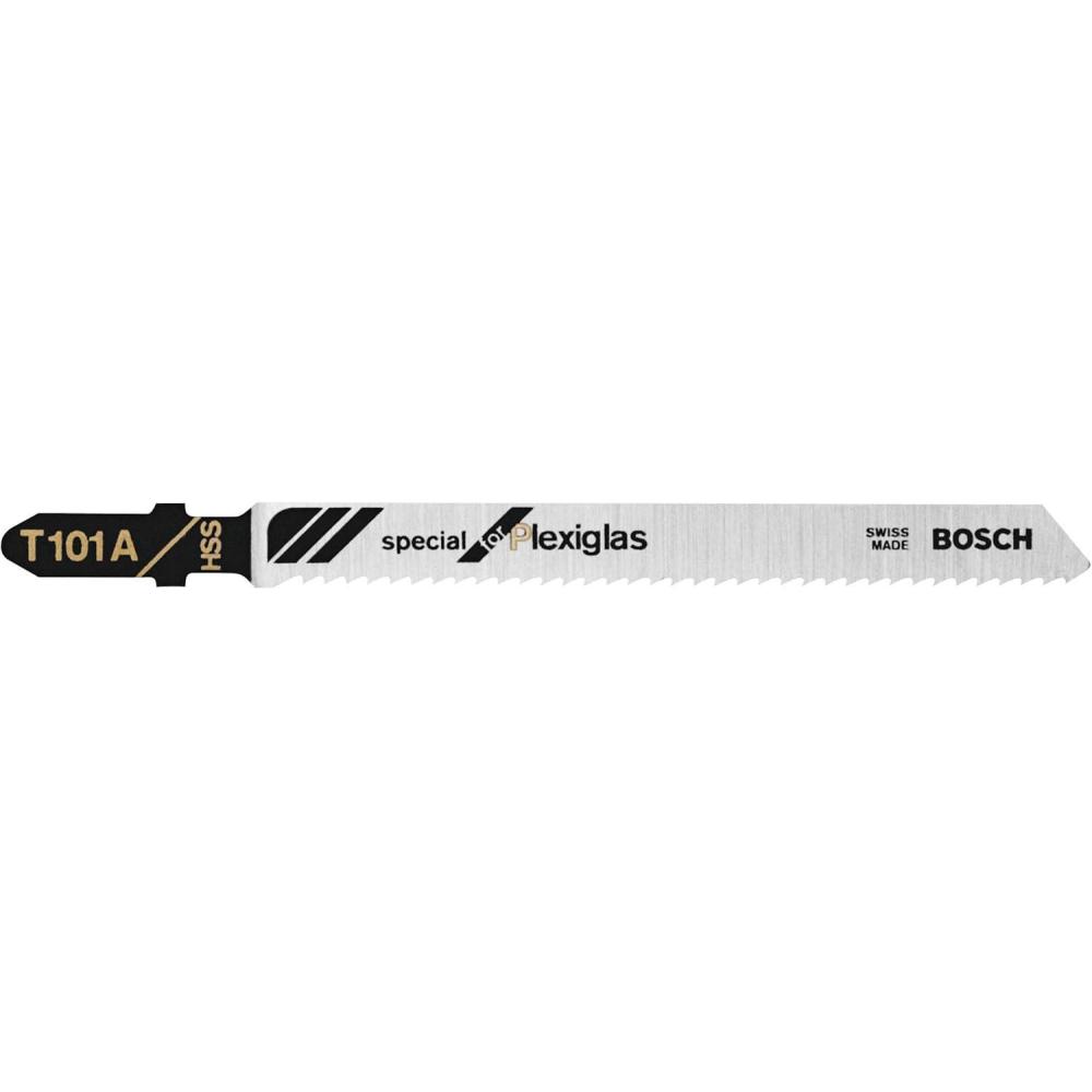 imageBOSCH T101A 5 pieces 4 In 14 TPI Special For Plexiglas TShank Jig Saw Blades