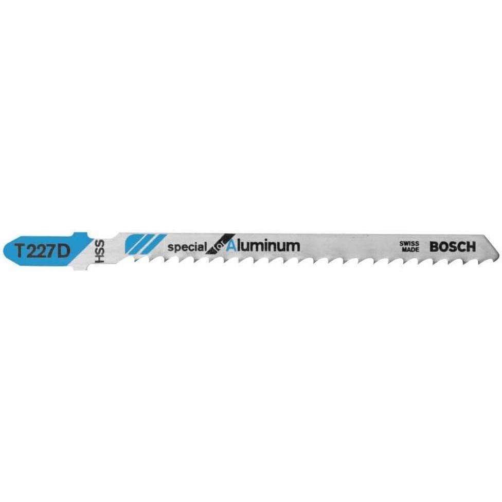 imageBOSCH T227D 5Piece 4 In 8 TPI Special for Aluminum TShank Jig Saw Blades