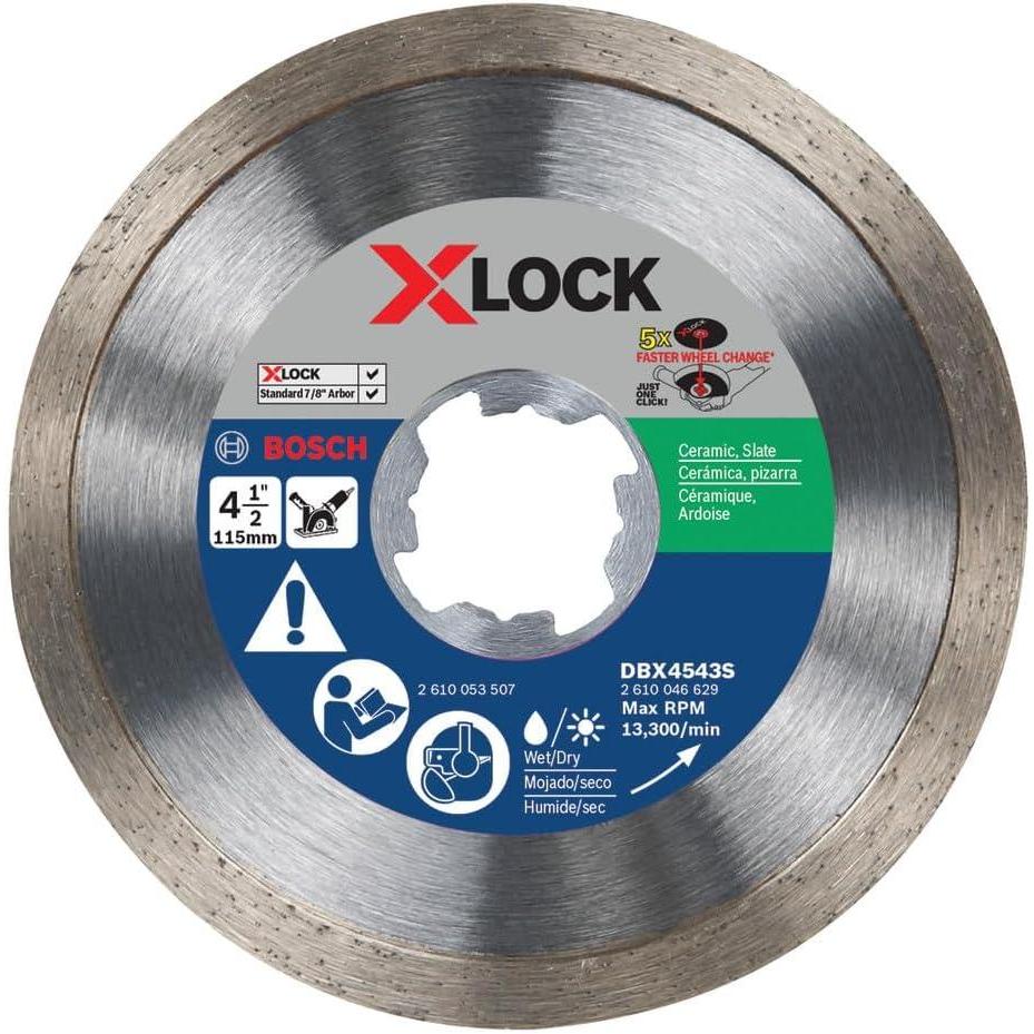 imageBosch DBX4541E 412 in XLock Xtreme Segmented Rim Diamond Blade412 In