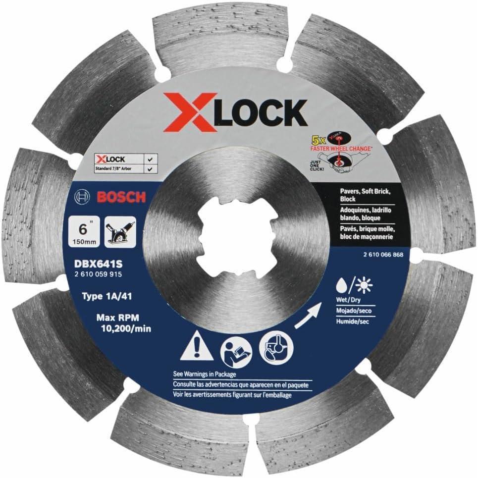 imageBosch DBX4541E 412 in XLock Xtreme Segmented Rim Diamond Blade6 in