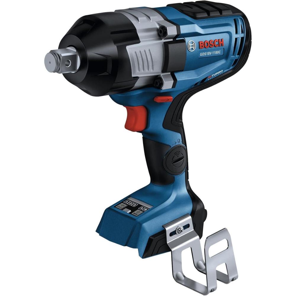 imageBosch GDS18V1180CN PROFACTOR 18V ConnectedReady 34 In Impact Wrench with Friction Ring and ThruHole Bare ToolTool Only