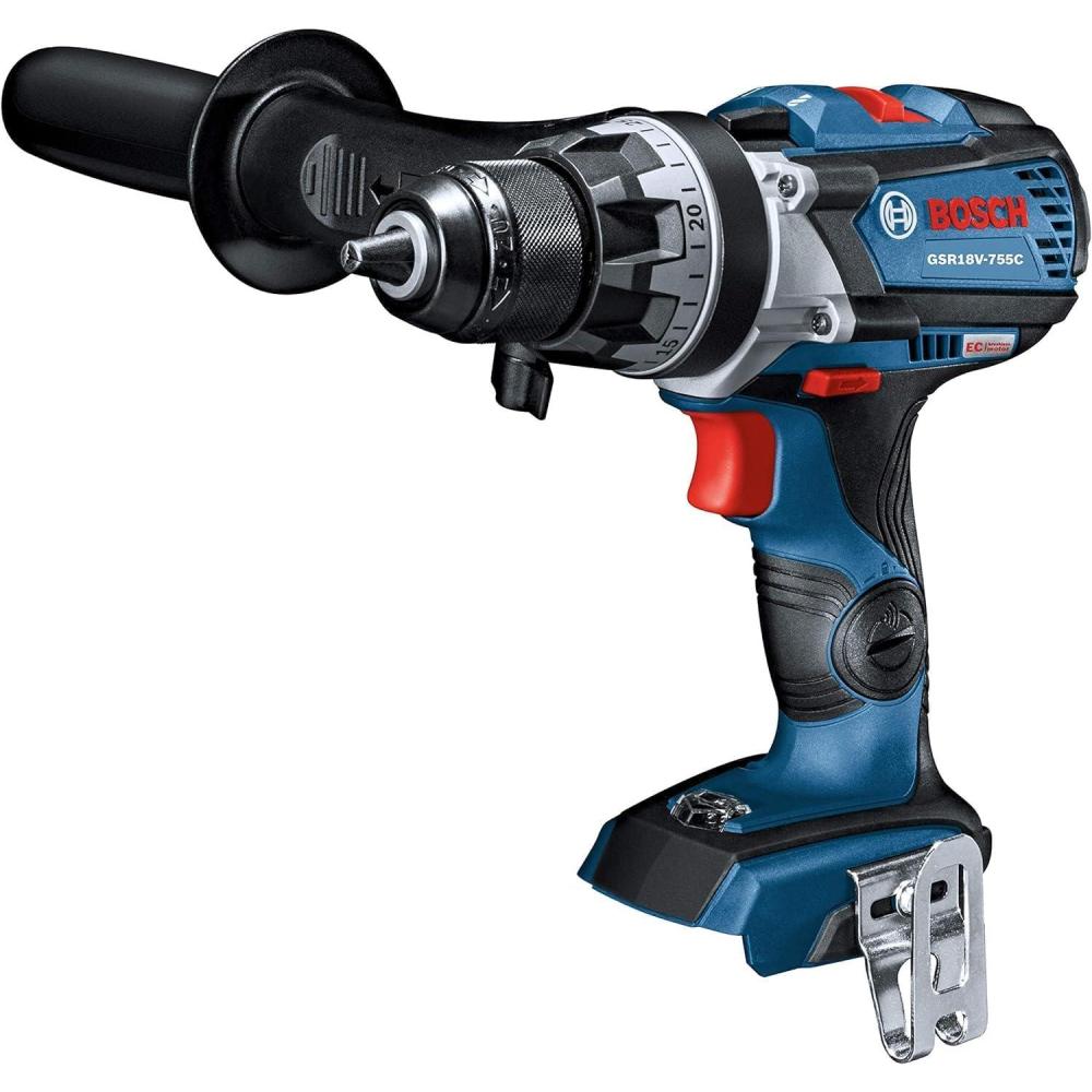 imageBosch GSR18V755CN 18V EC Brushless ConnectedReady Brute Tough 12 In DrillDriver Bare Tool
