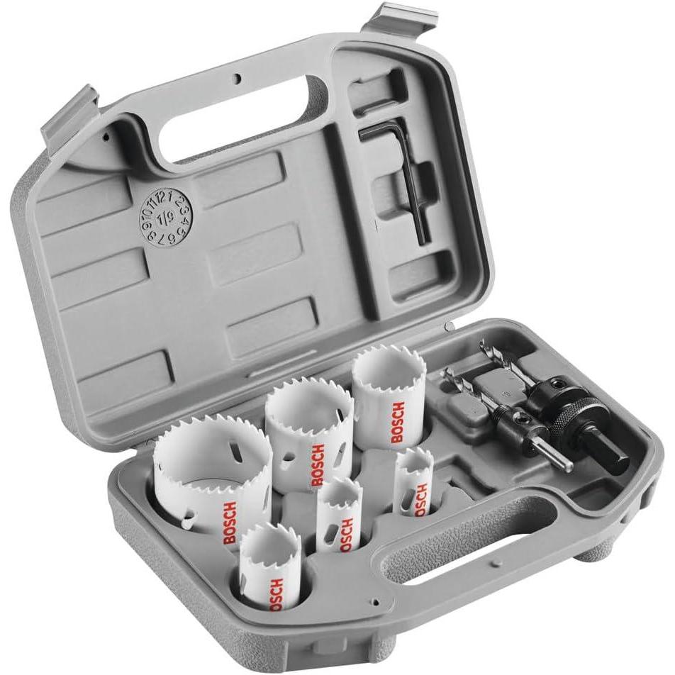 imageBosch HSBIM9 9 pc GeneralPurpose BiMetal Hole Saw Kit