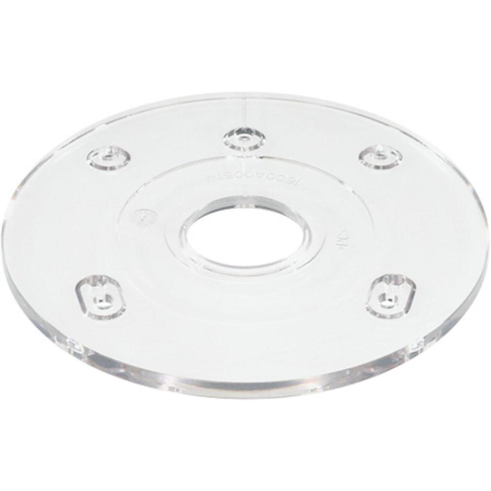 imageBosch PR110 Palm Router Subbase Compatible with RA Threaded Template Guides Durable Design for Precision Routing