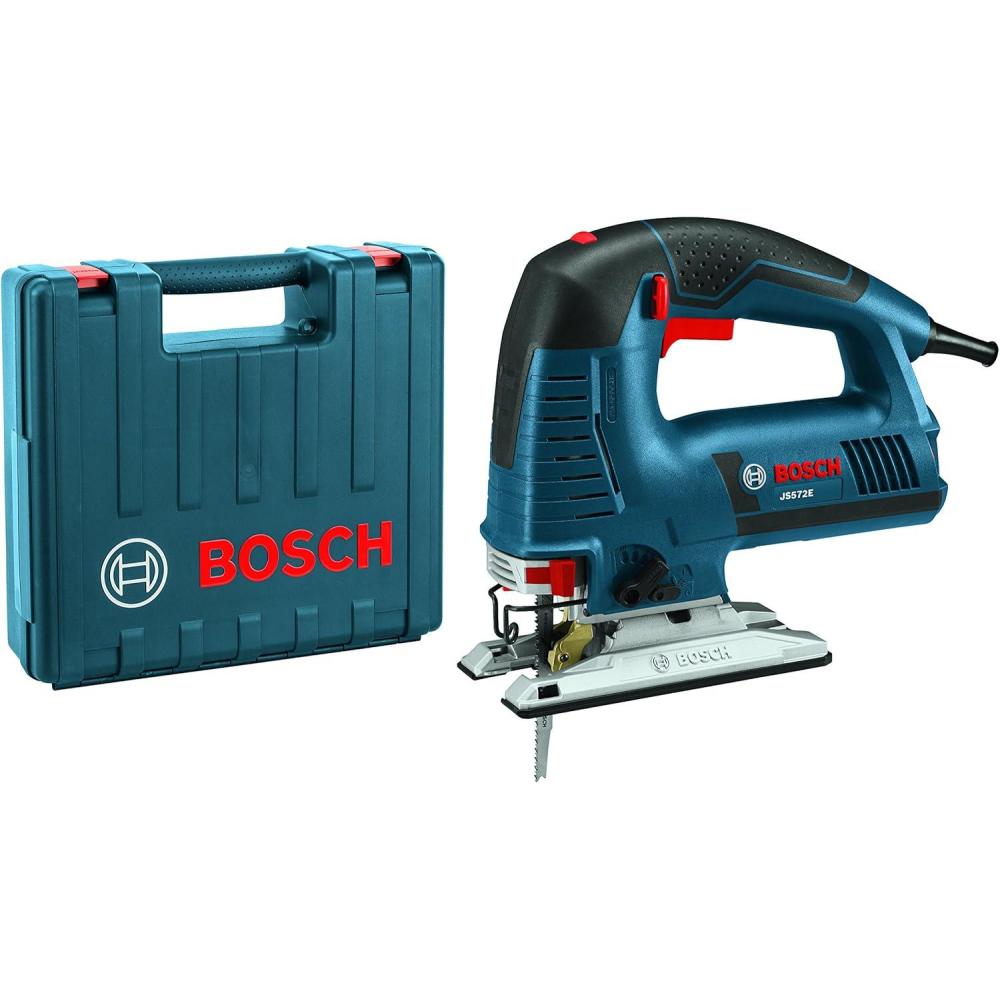 imageBosch Power Tools Jigsaw Kit JS572EK 72 Amp Corded Variable Speed TopHandle Jig Saw Kit with Assorted Blades and Carrying CaseJigsaw Kit