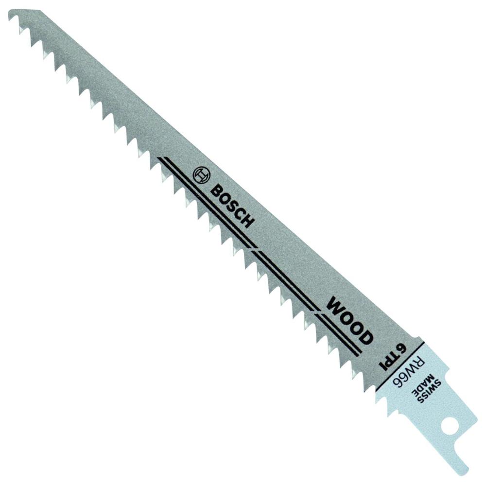 imageBosch RW96 5Piece 9 in 6 TPI Wood Reciprocating Saw Blade6