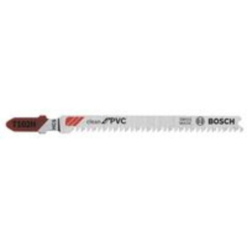 imageBosch T102H 3 Pc 3 in 10 TPI Clean for PVC HighCarbon Steel Jig Saw Blades