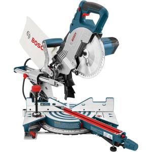 BOSCH 8-1/2 Inch Single Bevel Sliding Compound Miter Saw CM8S, Blue