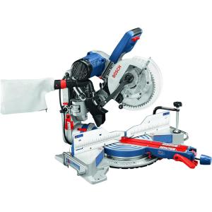 BOSCH CM10GD Compact Miter Saw – 15 Amp Corded 10 Inch Dual-Bevel Sliding Glide Miter Saw with 60-Tooth Carbide Saw Blade(Miter Saw)