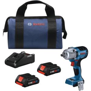 BOSCH GDS18V-330PCN 18V Brushless 1/2 In. Mid-Torque Impact Wrench with Pin Detent (Bare Tool)(Industrial)