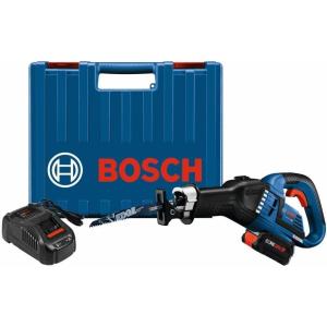 BOSCH GSA18V-125K14A 18V EC Brushless 1-1/4 In.-Stroke Multi-Grip Reciprocating Saw Kit with (1) CORE18V® 8 Ah High Power Battery