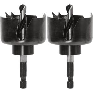 BOSCH HCS100 1 in. Edge Wood Hole Saw with Arbor(1 Count (Pack of 2))