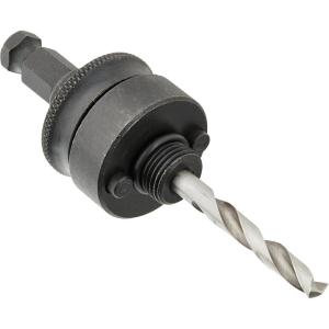 BOSCH HSBAL Standard Large Two-Pin Mandrel for Hole Saws 1-1/4 In. to 6 In. , Black