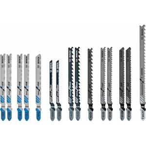 BOSCH T15RC 14-Piece T-Shank Wood and Metal Cutting Jig Saw Blade Set