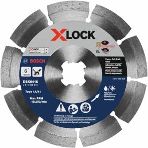 Bosch DBX4541E 4-1/2 in. X-Lock Xtreme Segmented Rim Diamond Blade(6 in)