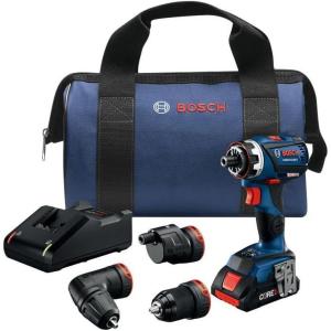 Bosch GSR18V-535FCB15 18V Drill/Driver with 5-In-1 Flexiclick® System and (1) CORE18V® 4 Ah Advanced Power Battery