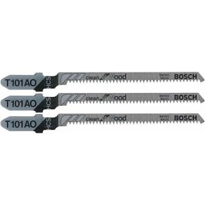 Bosch T101AO3 3 pc. 3-1/4 in. 20 TPI Clean for Wood T-Shank Jig Saw Blades