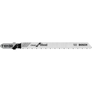 Bosch T101BR100 100-Piece 4 In. 10 TPI Reverse Pitch Clean for Wood T-Shank Jig Saw Blades