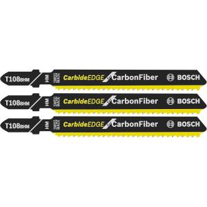 Bosch T118AHM1 1-Piece 3-1/4 In. 24 TPI Special for Stainless Steel T-Shank Jig Saw Blades, 3-1/4” 24 TPI – 1 pc(Carbon Fiber)