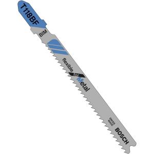 Bosch T118GFS 5-Piece 3-1/4 in. 36 TPI Basic for Stainless Steel T-Shank Jig Saw Blades(Flexible Cuts for Metal)
