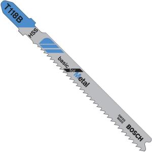 Bosch T118GFS 5-Piece 3-1/4 in. 36 TPI Basic for Stainless Steel T-Shank Jig Saw Blades(Industrial)