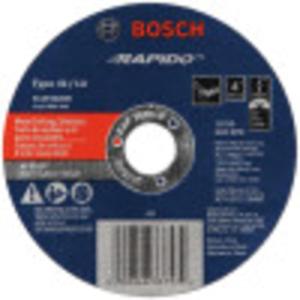 Bosch TCW1S400 4 In 040 In. 5/8 In. Arbor Type 1A (ISO 41) 60 Grit Rapido™ Fast Metal/Stainless Cutting Abrasive Wheel(1 Count (Pack of 1))