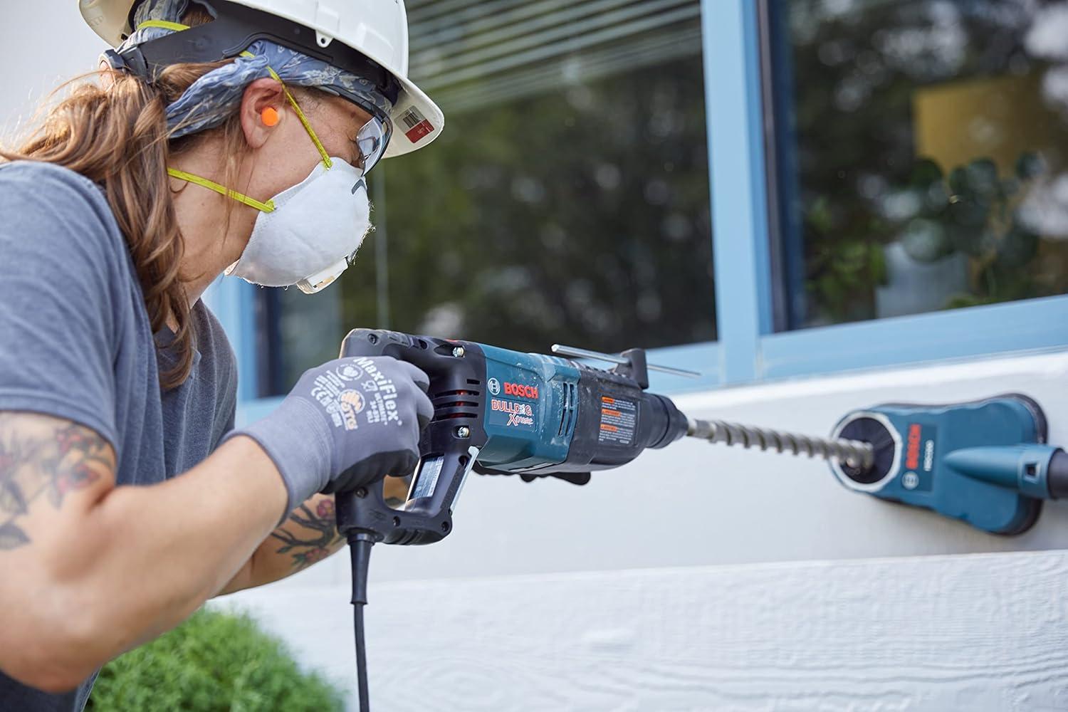 imageBOSCH 11255VSR Bulldog Xtreme 8 Amp 1 Inch Corded Variable Speed SDSPlus ConcreteMasonry Rotary Hammer11255VSR