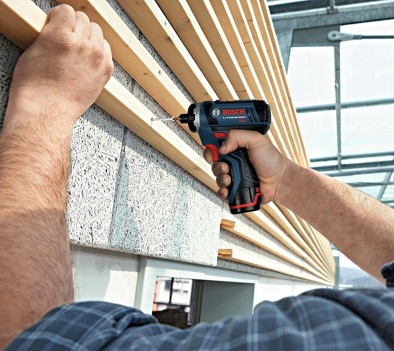 imageBOSCH 12V Max Cordless 2Tool Combo Kit with TwoSpeed Pocket Driver Impact Driver and 2 2 Ah Batteries CLPK27120Combo Kit