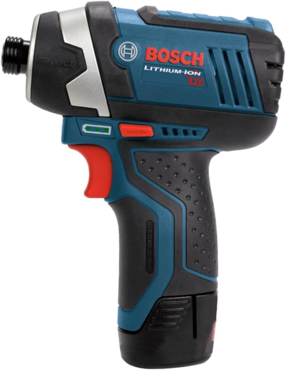 imageBOSCH 12V Max Cordless 2Tool Combo Kit with TwoSpeed Pocket Driver Impact Driver and 2 2 Ah Batteries CLPK27120Combo Kit