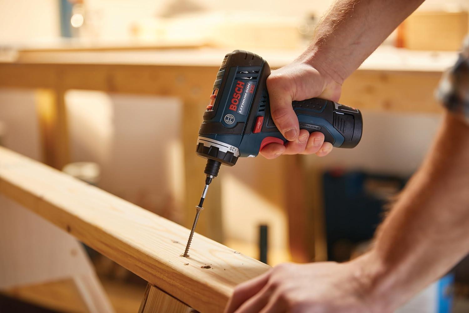 imageBOSCH 12V Max Cordless 2Tool Combo Kit with TwoSpeed Pocket Driver Impact Driver and 2 2 Ah Batteries CLPK27120Combo Kit