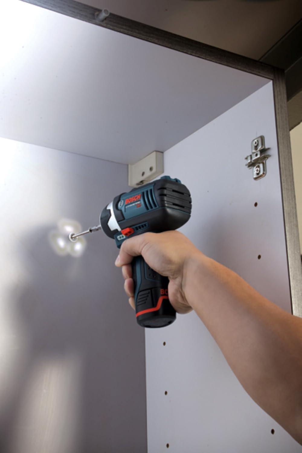 imageBOSCH 12V Max Cordless 2Tool Combo Kit with TwoSpeed Pocket Driver Impact Driver and 2 2 Ah Batteries CLPK27120Combo Kit