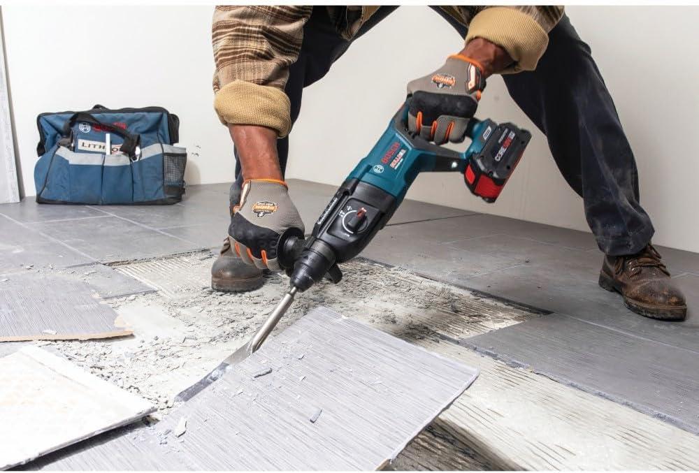 imageBOSCH 2 in x 12 in SDSmax Tile Chisel Hammer Steel HS1915Industrial