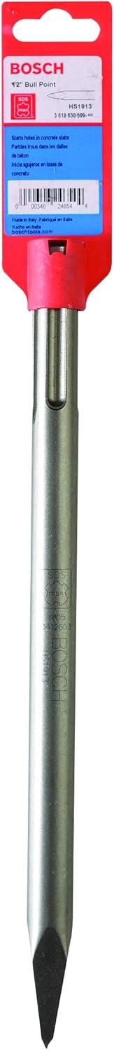 imageBOSCH 2 in x 12 in SDSmax Tile Chisel Hammer Steel HS1915SDS Max Bull Point