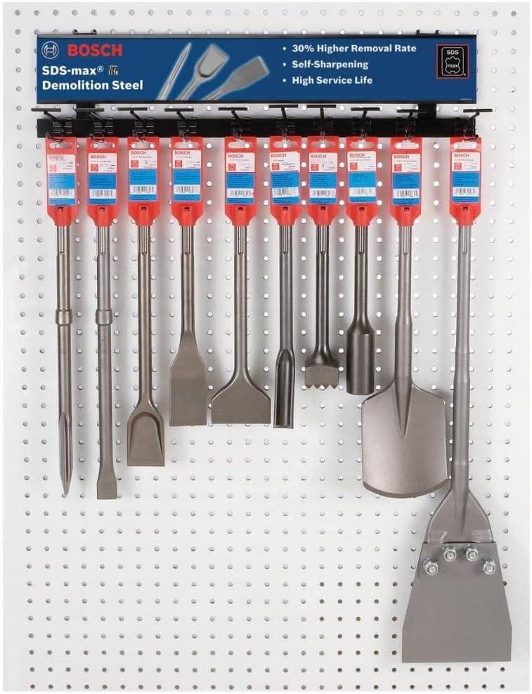 imageBOSCH 2 in x 12 in SDSmax Tile Chisel Hammer Steel HS1915SDS Max Scaling Chisel