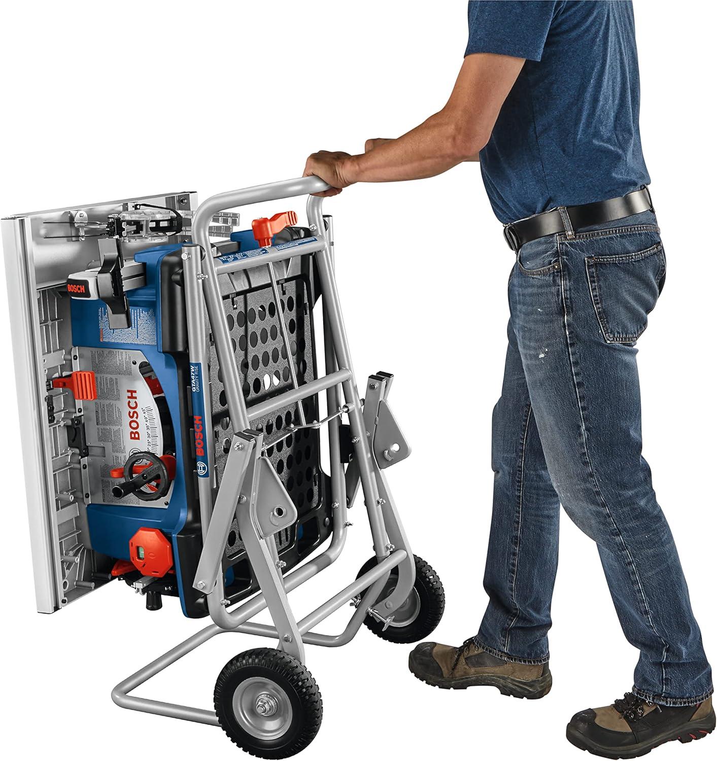 imageBOSCH 4100XC10 10 In Worksite Table Saw with GravityRise Wheeled StandTable Saw
