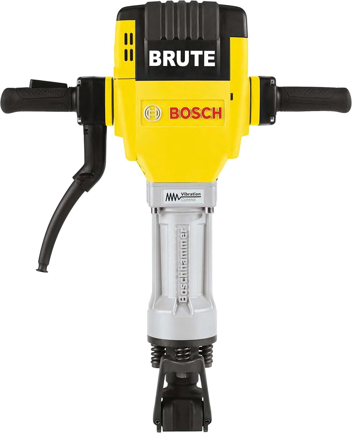 imageBOSCH BH2760VC Brute Breaker Hammer 1000 Blasts Per Minute 35 FtLbs Impact Energy Vibration Control Service Minderbrushes GreasePacked Gearbox Ideal for HeavyDuty Concrete and Asphalt WorkBrute Breaker
