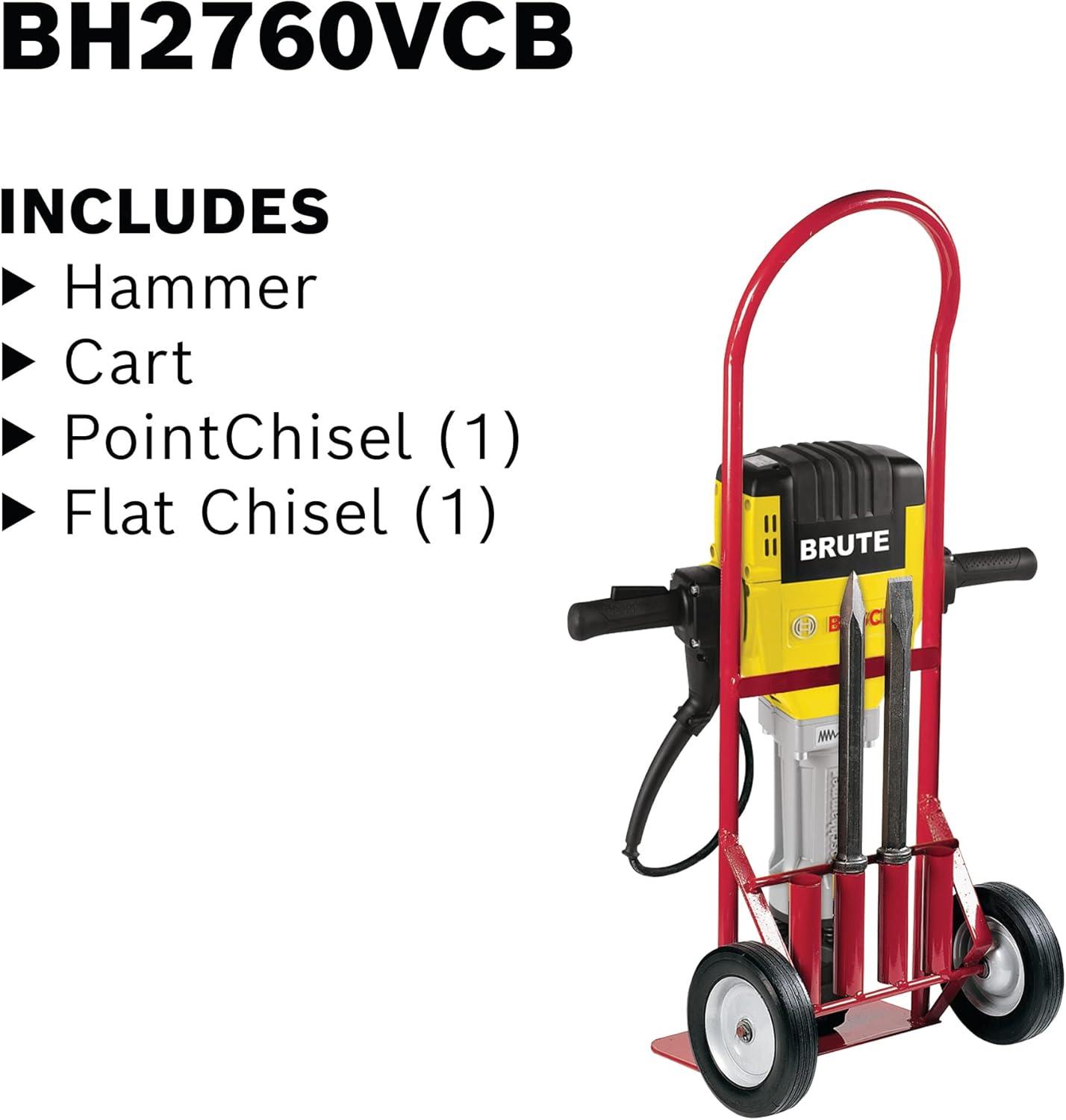 imageBOSCH BH2760VCB 120Volt 118 Brute Breaker Hammer with Basic CartHammer