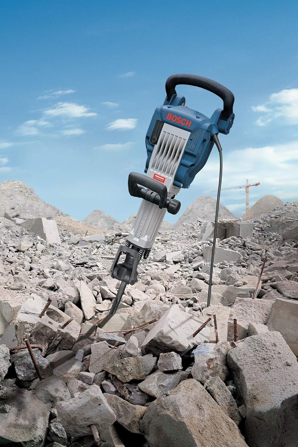 imageBOSCH Demolition Jack Hammer with 118Inch Hex 35Pound Concrete Breaker 11335KJack Hammer Kit