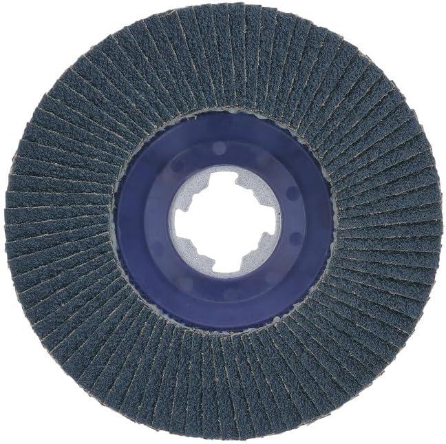 imageBOSCH FDX2750080 1Piece 5 In XLOCK Flap Disc 80 Grit Compatible with 78 In Arbor Type 27 for Applications in Metal Blending and Grinding5 In