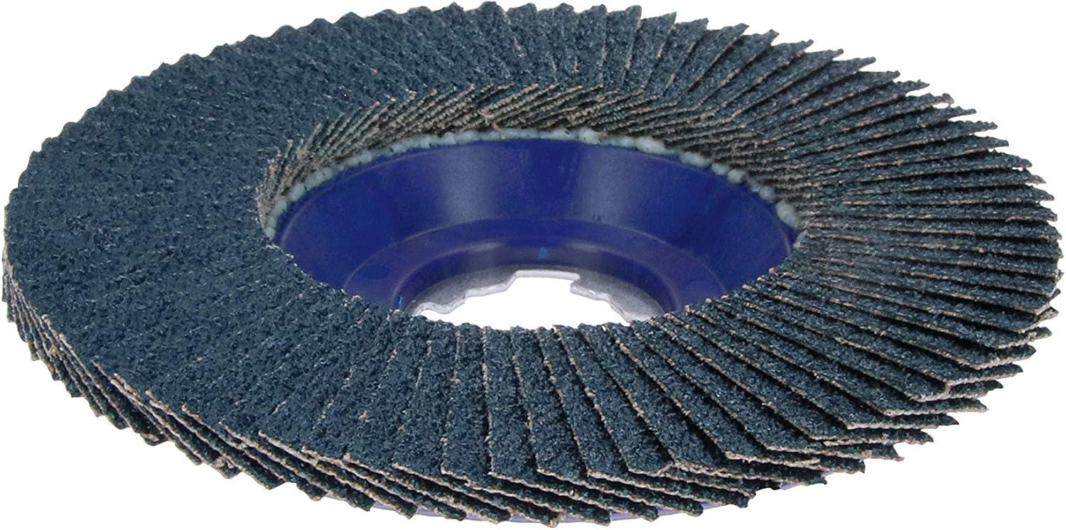 imageBOSCH FDX2750080 1Piece 5 In XLOCK Flap Disc 80 Grit Compatible with 78 In Arbor Type 27 for Applications in Metal Blending and Grinding5 In Pack of 2