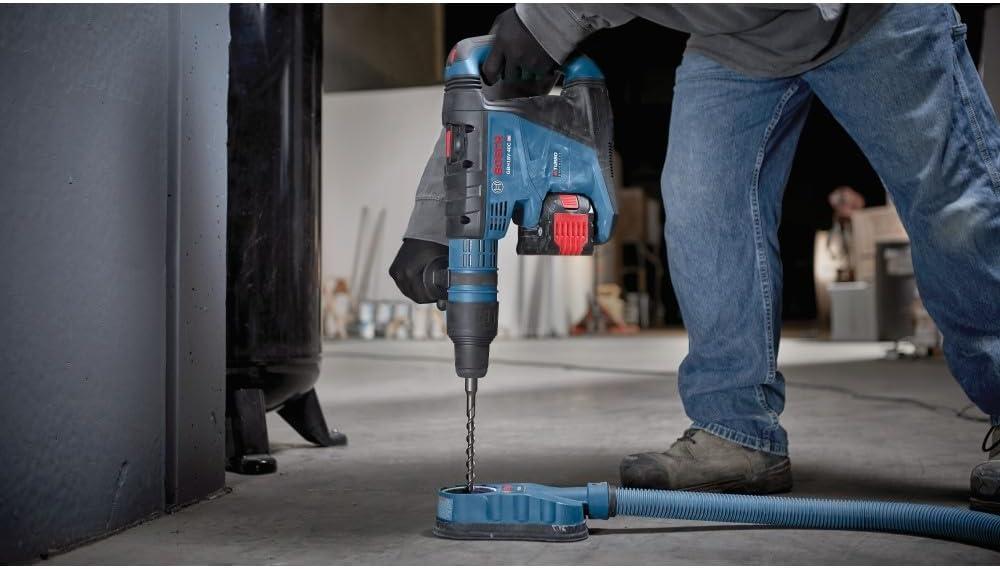 imageBOSCH GBH18V40CK27 PROFACTOR 18V ConnectedReady SDSmax 158 In Rotary Hammer with 2 CORE18V 12 Ah High Power Batteriesw Two 18V 12 Ah Batteries